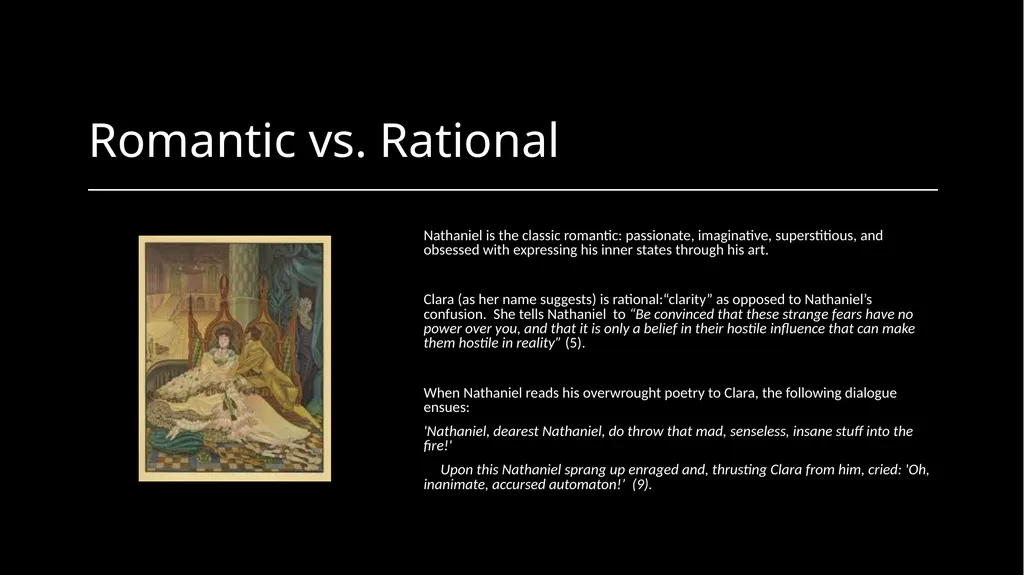 “The Sandman”, by E.T.A. Hoffmann Romance VS - slide 4 of 12