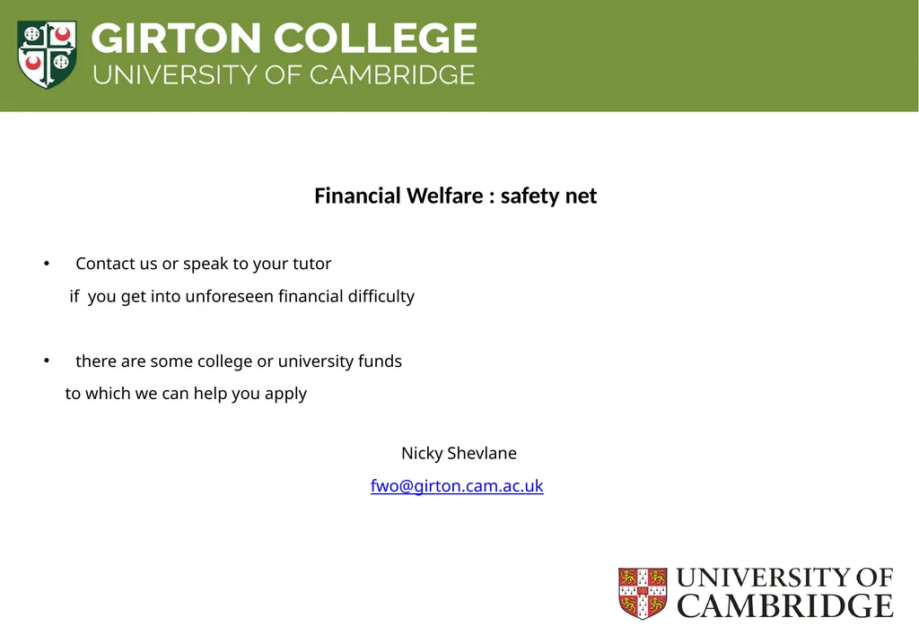 Induction Session: Finance Martin Shadbolt Nicky - slide 16 of 20