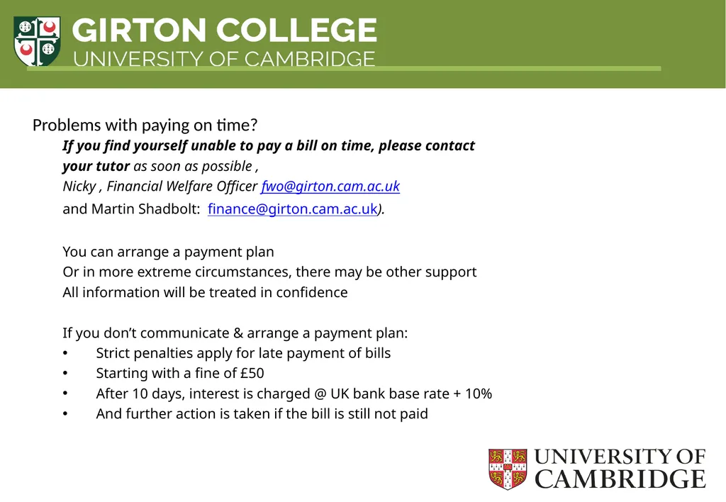 Induction Session: Finance Martin Shadbolt Nicky - slide 6 of 20