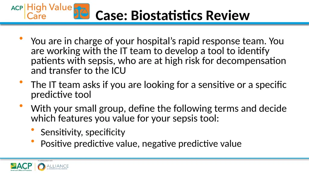 High Value Diagnostic Testing and Screening 2018• - slide 3 of 28