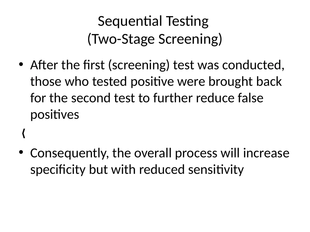 Validity of screening test Prof. Jasim Al-Asadi - slide 29 of 42