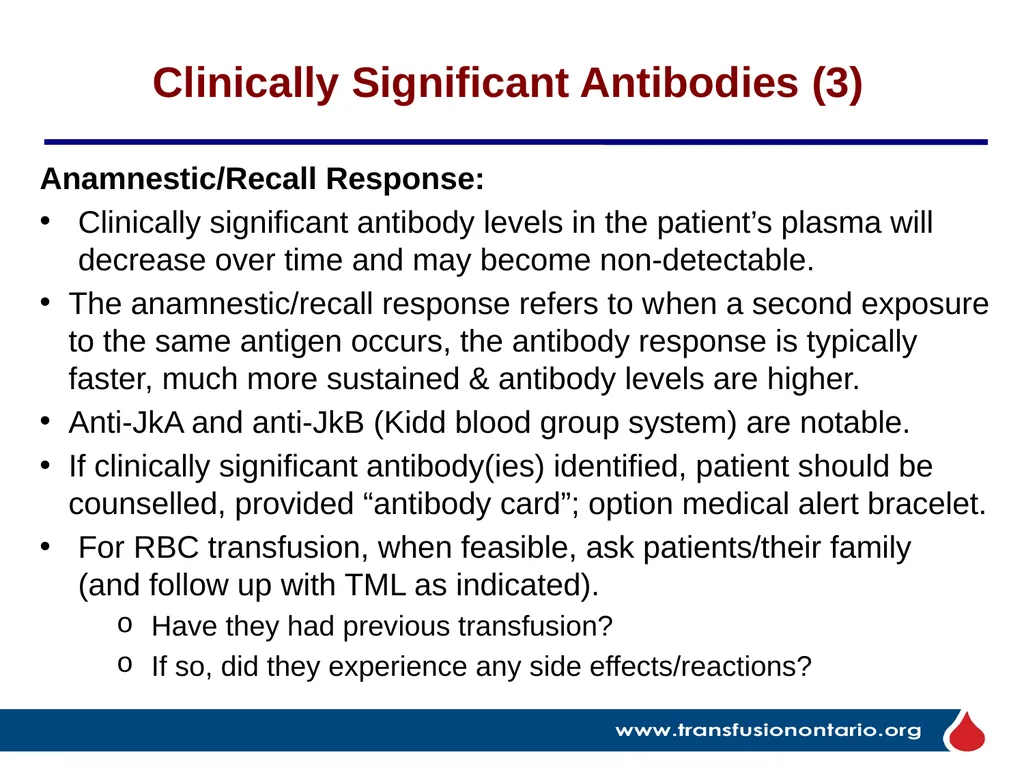 The Elephant in the Transfusionist’s Skill Set: - slide 20 of 44