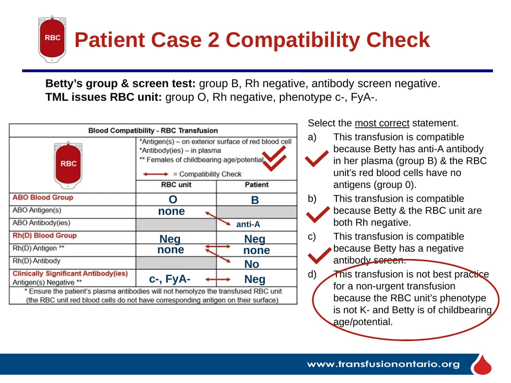 The Elephant in the Transfusionist’s Skill Set: - slide 28 of 44