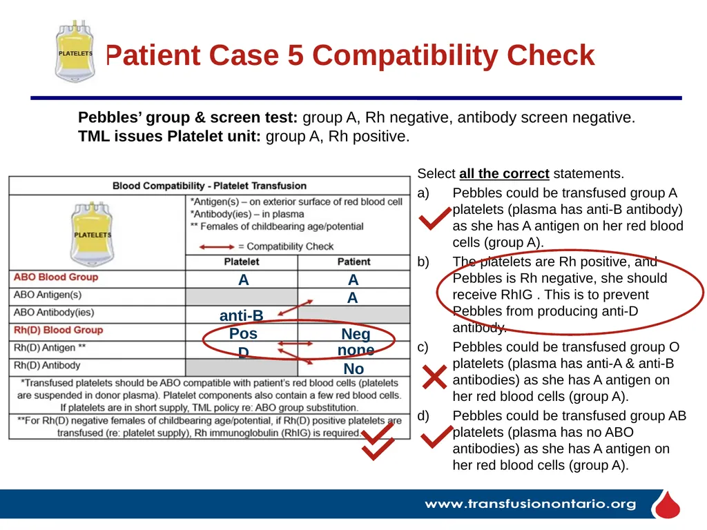 The Elephant in the Transfusionist’s Skill Set: - slide 36 of 44