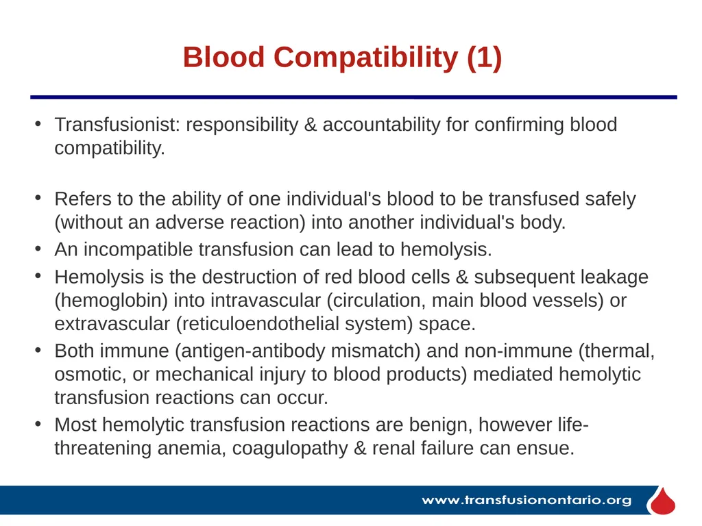 The Elephant in the Transfusionist’s Skill Set: - slide 6 of 44