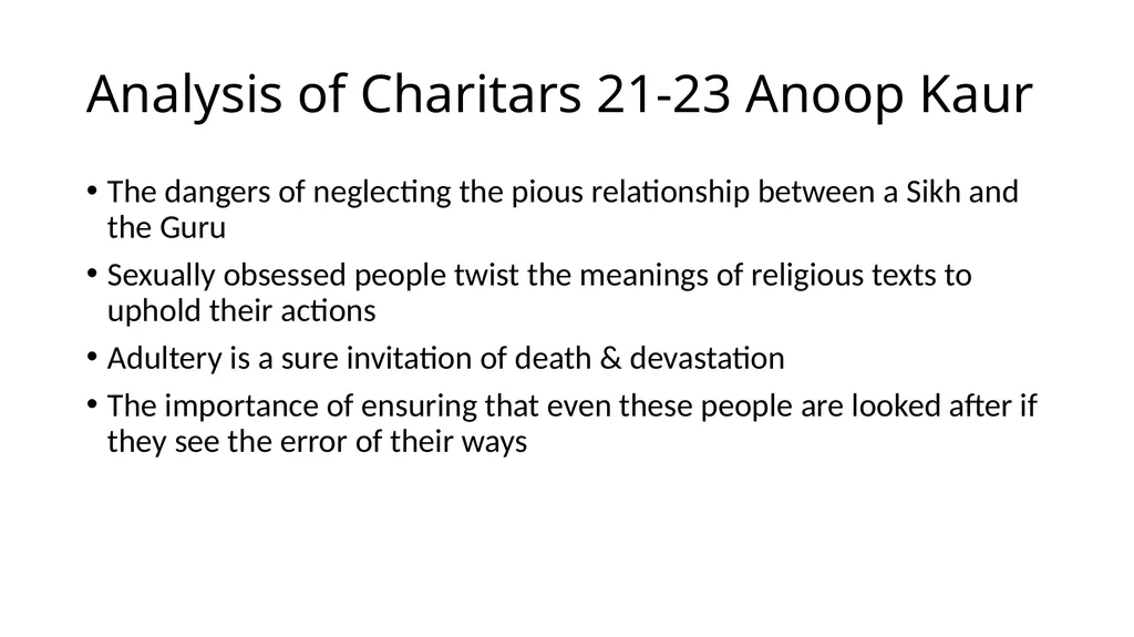 Sri Charitropakhyan An Analysis of the writings of - slide 9 of 11