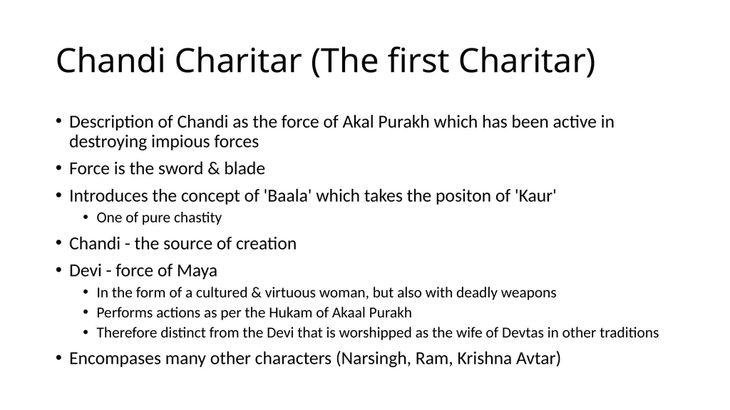 Sri Charitropakhyan An Analysis of the writings of - slide 4 of 11