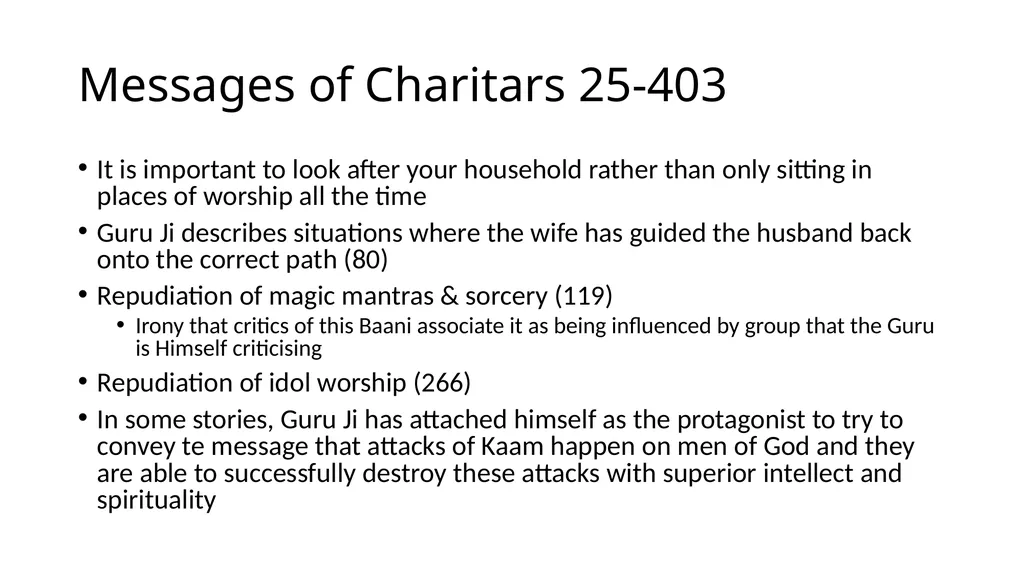 Sri Charitropakhyan An Analysis of the writings of - slide 10 of 11