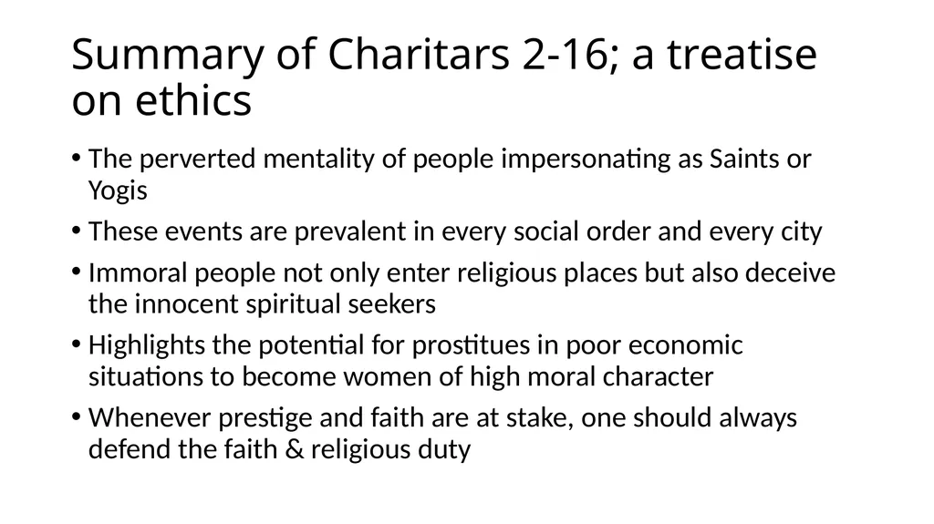 Sri Charitropakhyan An Analysis of the writings of - slide 8 of 11
