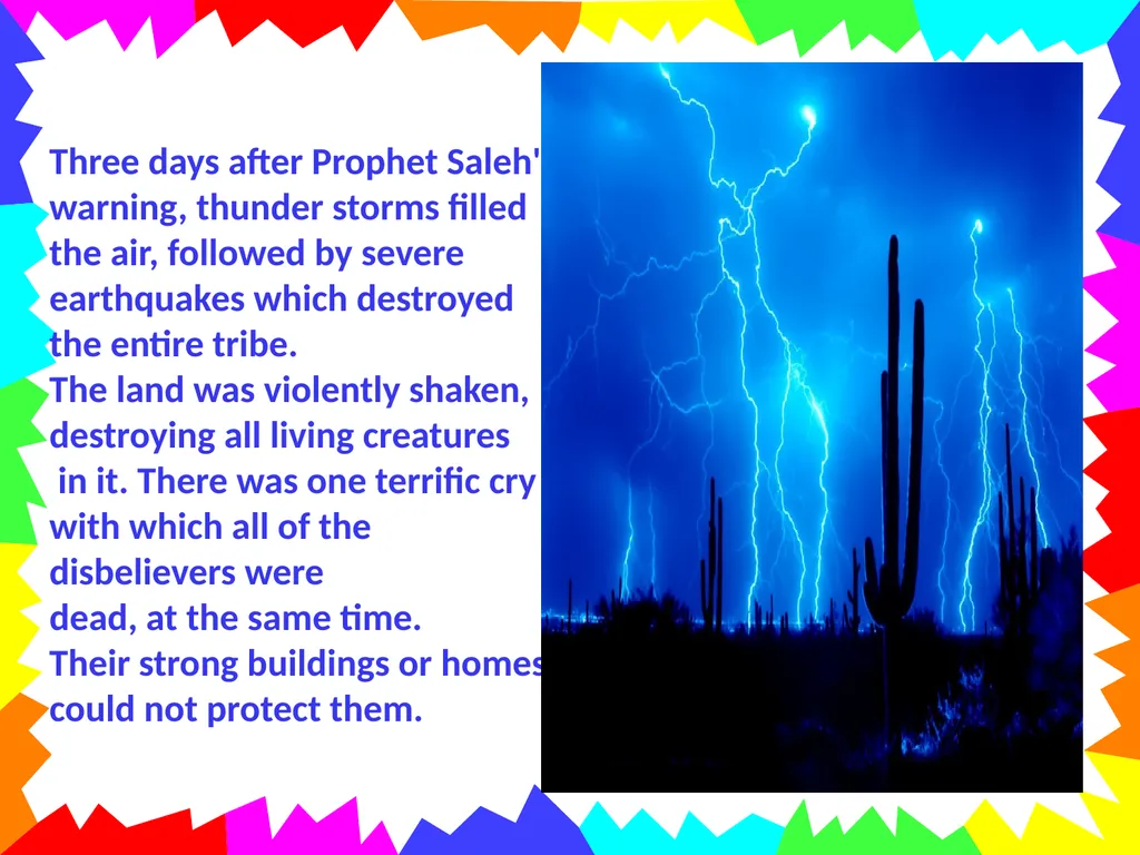 Stories of the Prophets- Prophet Saleh a.s. Once - slide 11 of 14