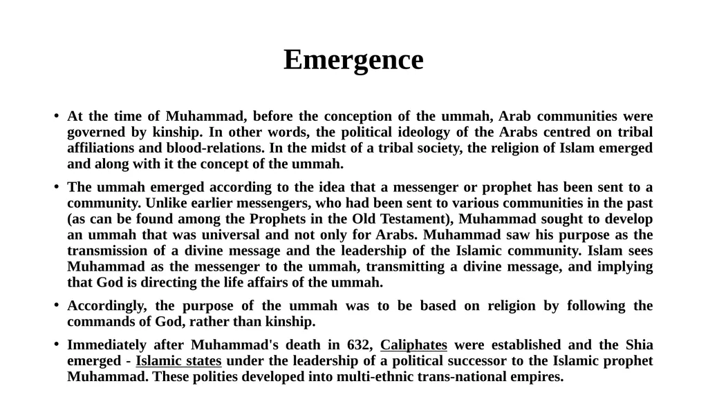 Societies in Central Islamic Lands Tribal - slide 13 of 23