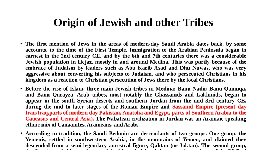Societies in Central Islamic Lands Tribal - slide 2 of 23