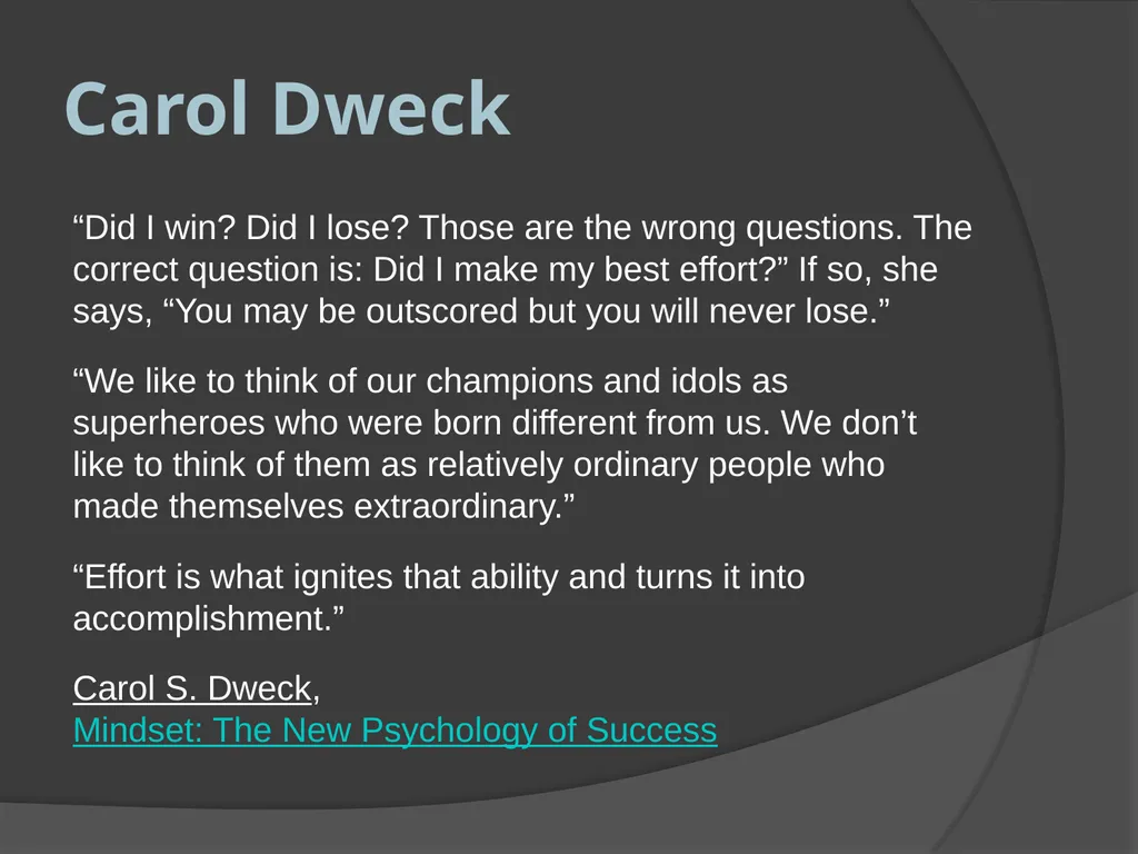 Developing a growth mindset for success Fraser - slide 11 of 12