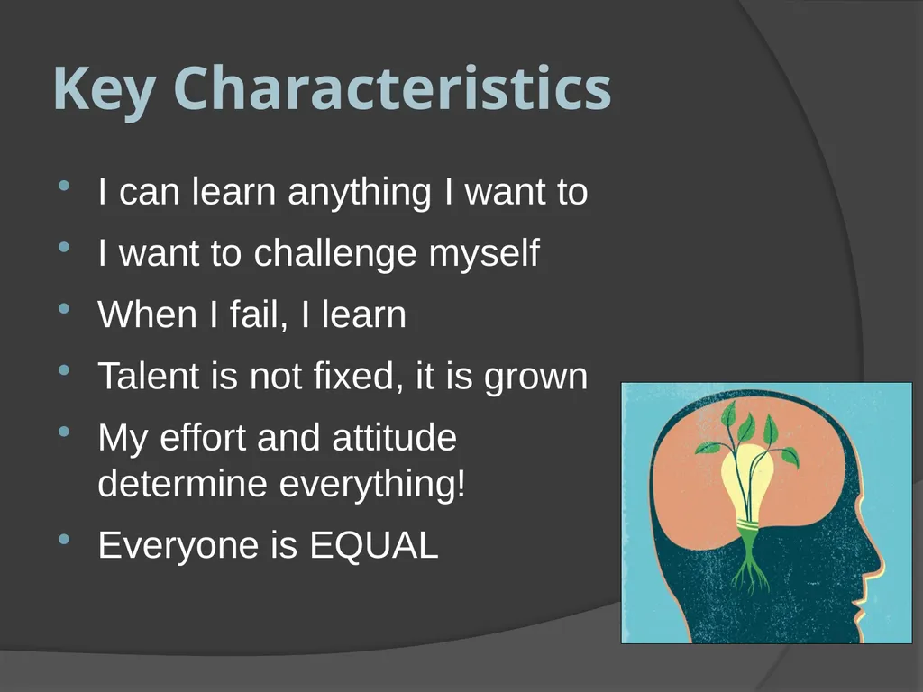 Developing a growth mindset for success Fraser - slide 4 of 12