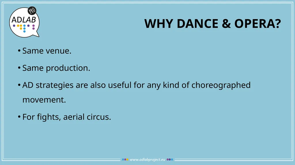 dance and Opera Module 3 Unit 8 dr. Louise Fryer - slide 2 of 21