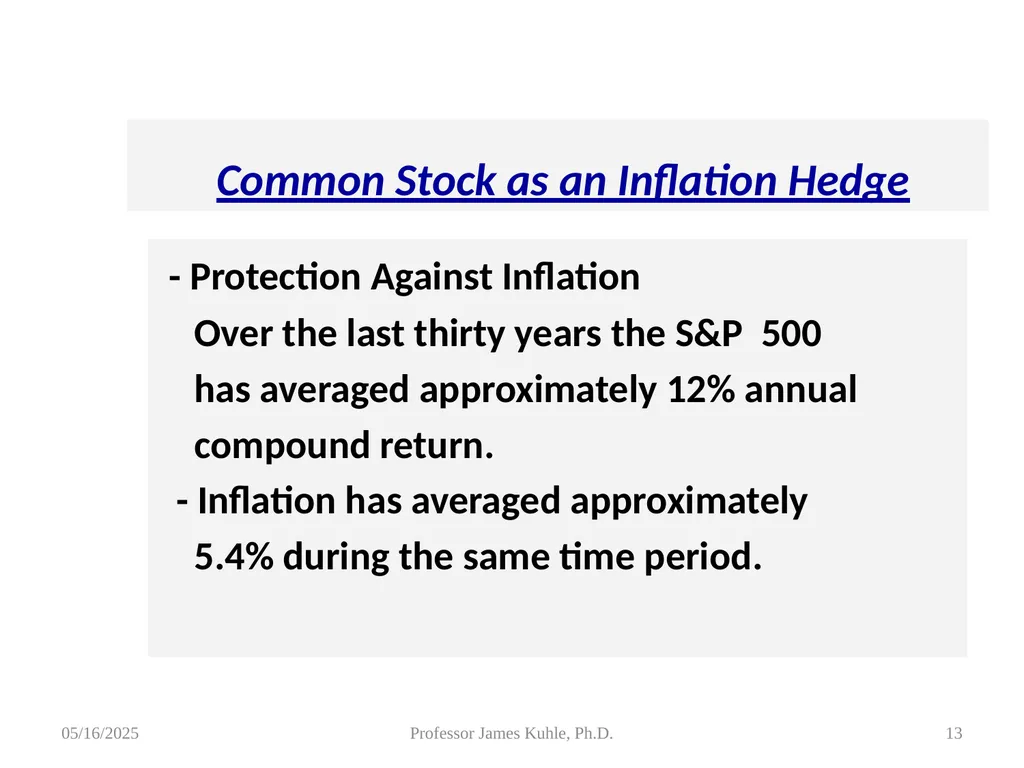 Common Stock Basics 1. Definition: Stocks are A - slide 13 of 50