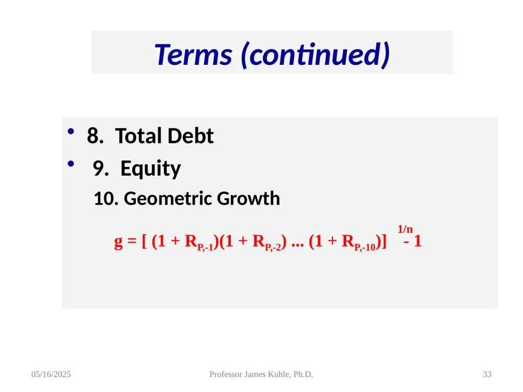 Common Stock Basics 1. Definition: Stocks are A - slide 33 of 50