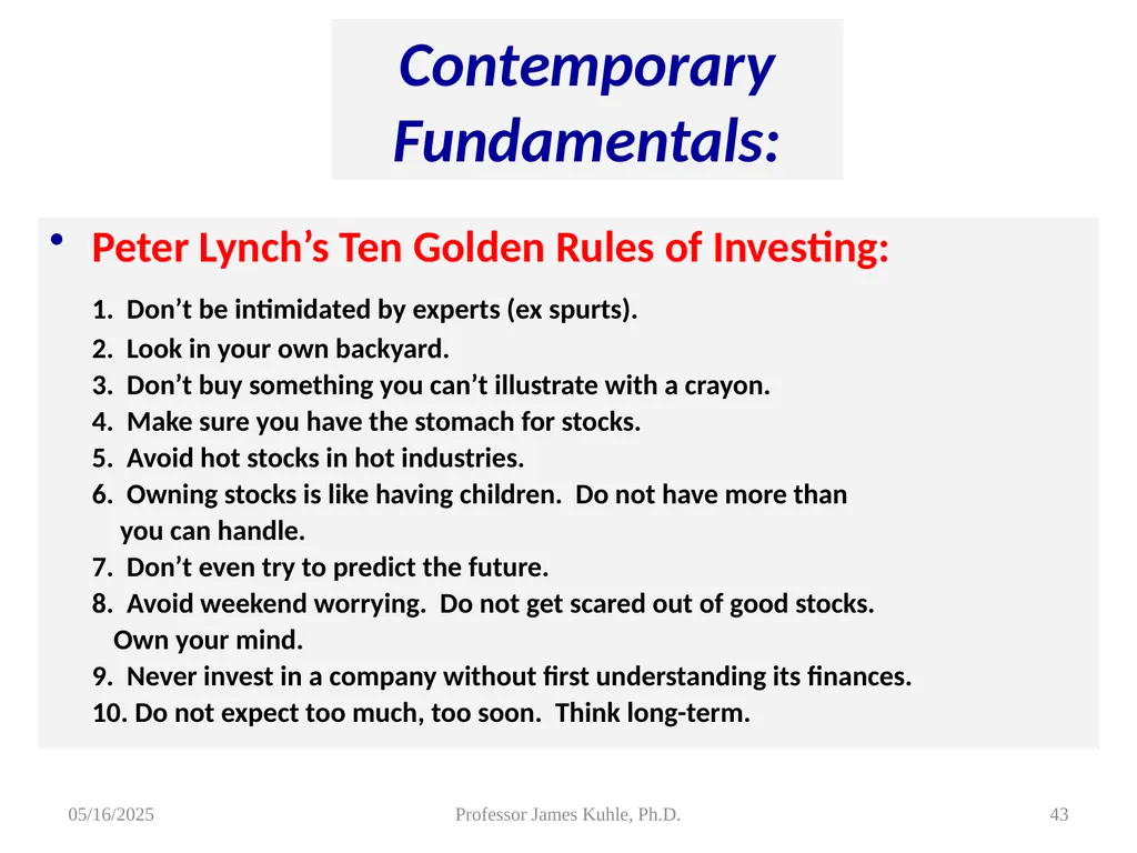 Common Stock Basics 1. Definition: Stocks are A - slide 43 of 50