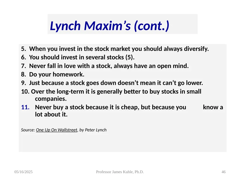 Common Stock Basics 1. Definition: Stocks are A - slide 46 of 50