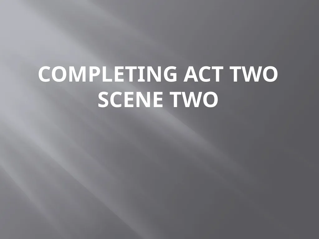WILLIAM SHAKESPEARE’S HAMLET (THE PRINCE OF - slide 15 of 31