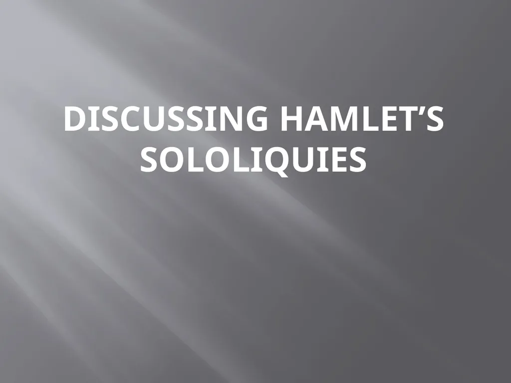 WILLIAM SHAKESPEARE’S HAMLET (THE PRINCE OF - slide 30 of 31