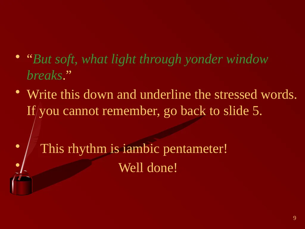 1 Shakespeare Sonnets English Year 9 2 William - slide 9 of 15