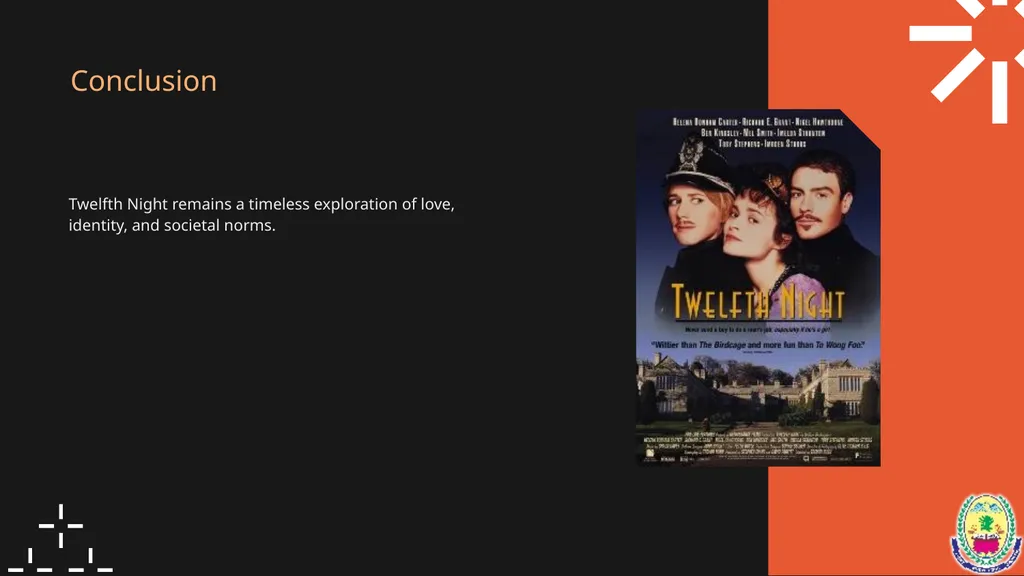Twelfth Night A Comedy by William Shakespeare - slide 10 of 10