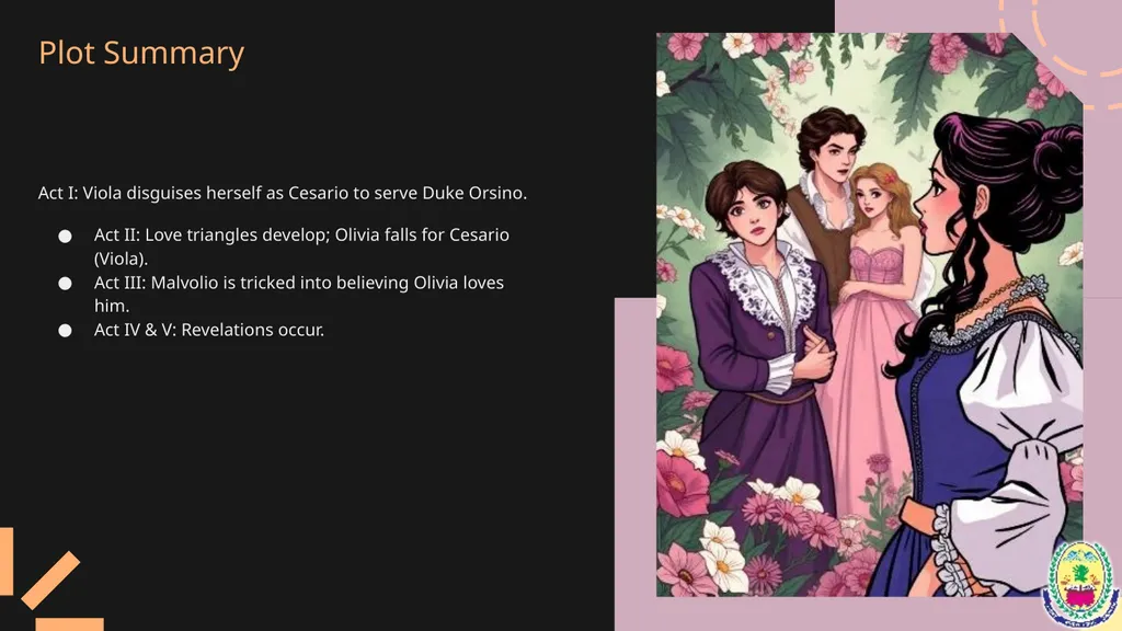 Twelfth Night A Comedy by William Shakespeare - slide 4 of 10