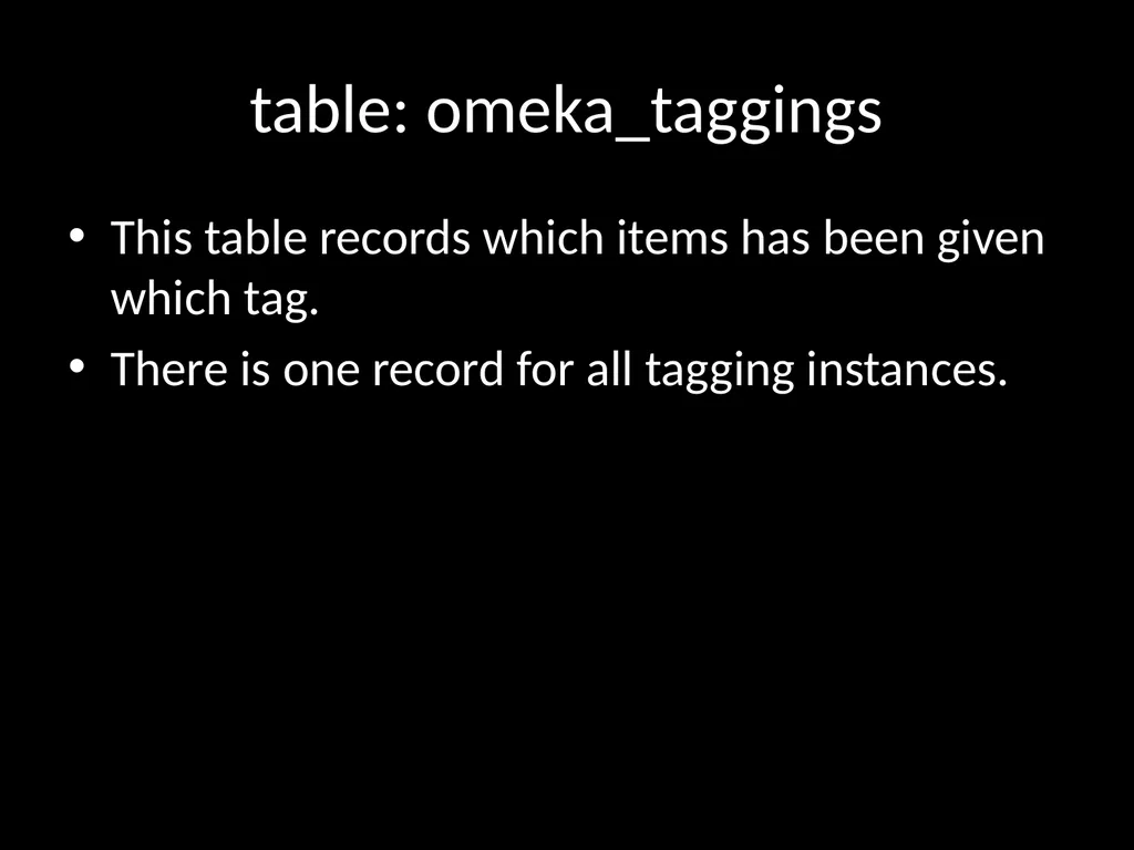 LIS654 lecture 5 DC metadata and omeka tables - slide 27 of 30