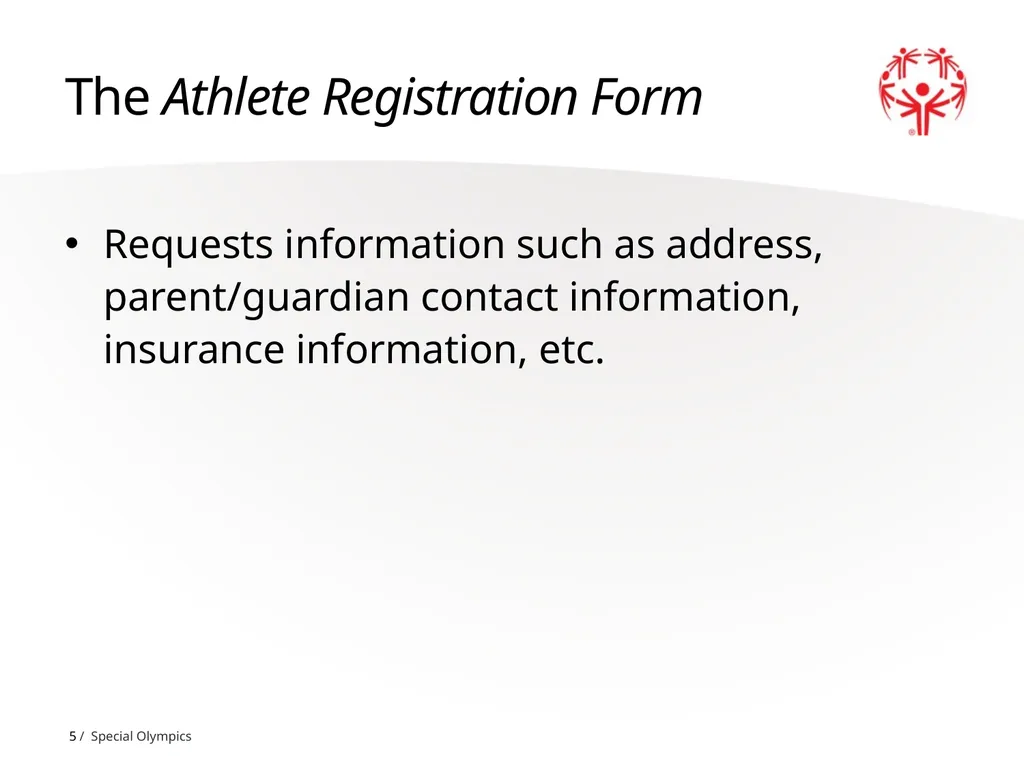 Athlete Paperwork Program Year 2023-2024 1 What’s - slide 5 of 27
