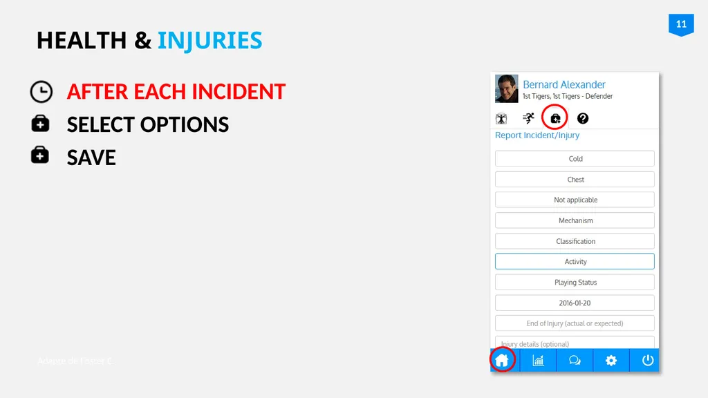GETTING STARTED WITH ATHLETEMONITORING.COM FOR - slide 12 of 14