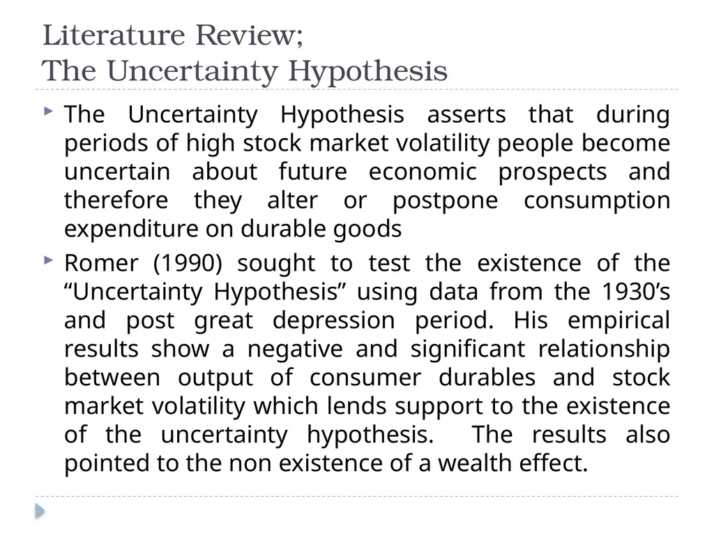 The Interaction between the Stock Market and - slide 10 of 22