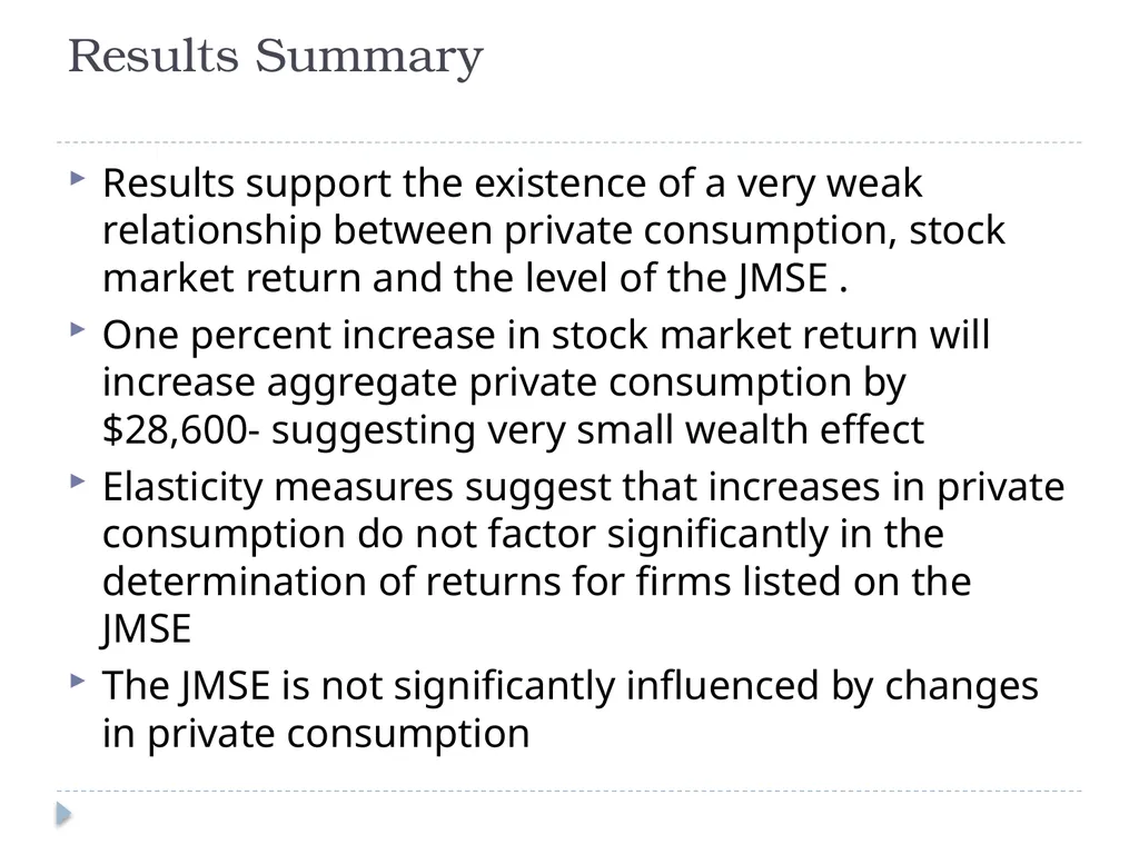 The Interaction between the Stock Market and - slide 22 of 22