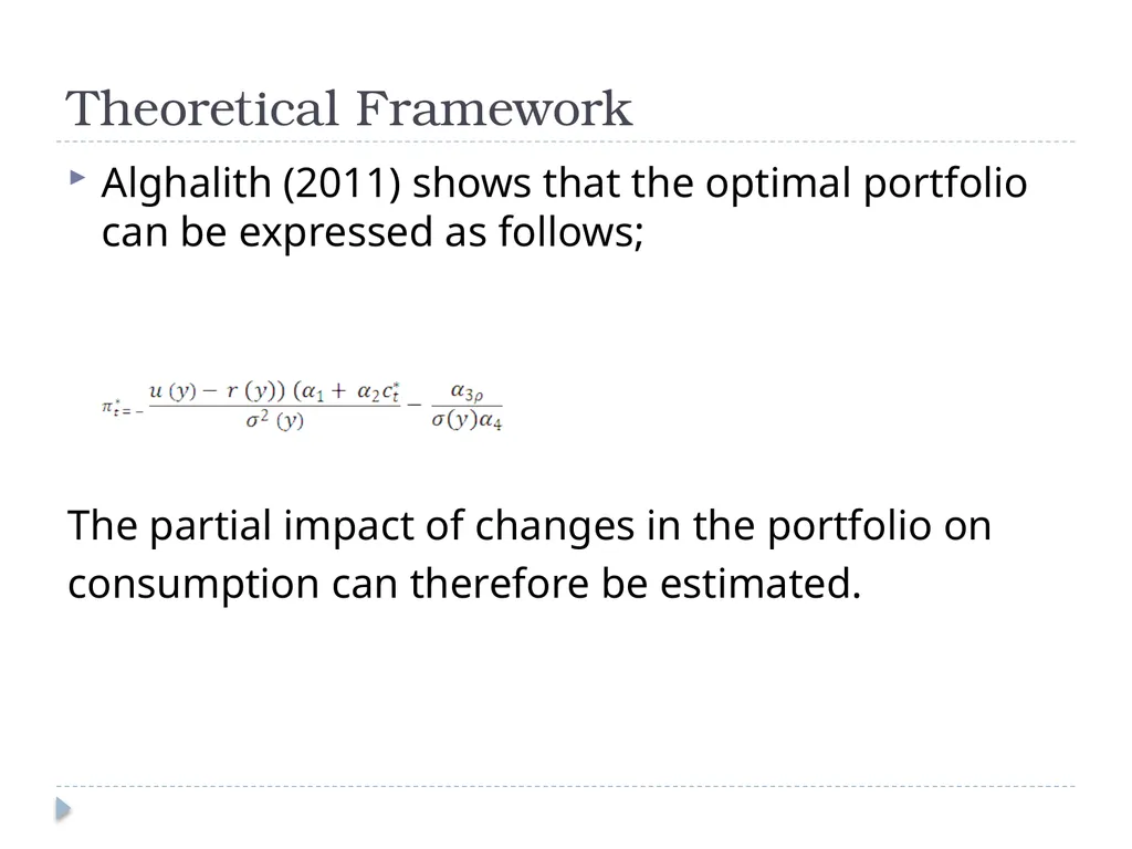 The Interaction between the Stock Market and - slide 15 of 22
