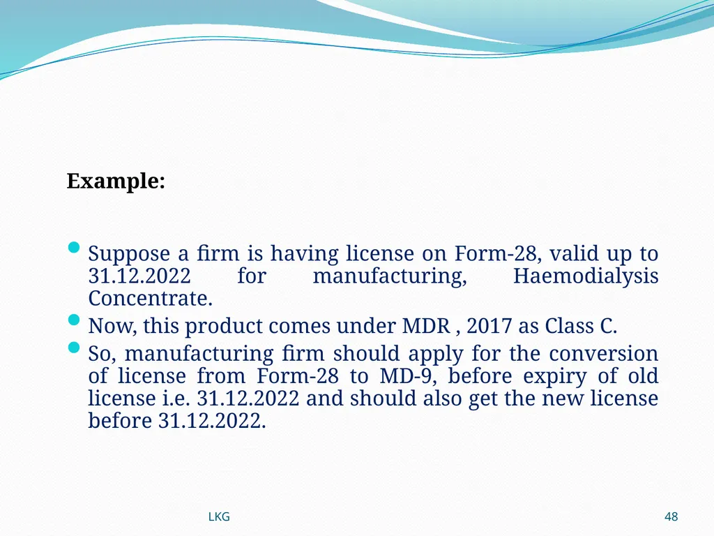 1 Medical Devices Rules, 2017 Lalit Kumar Goel - slide 48 of 61