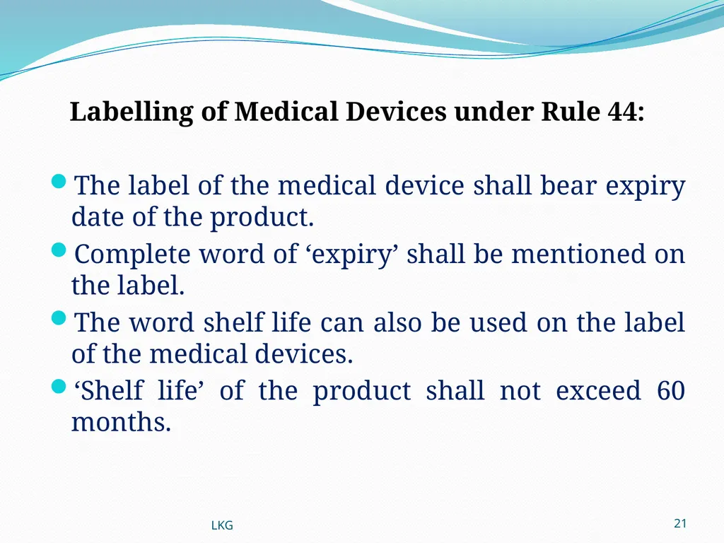 1 Medical Devices Rules, 2017 Lalit Kumar Goel - slide 21 of 61