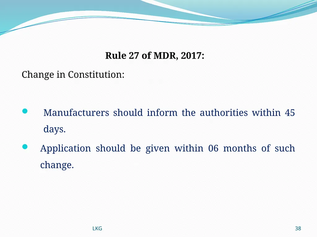 1 Medical Devices Rules, 2017 Lalit Kumar Goel - slide 38 of 61