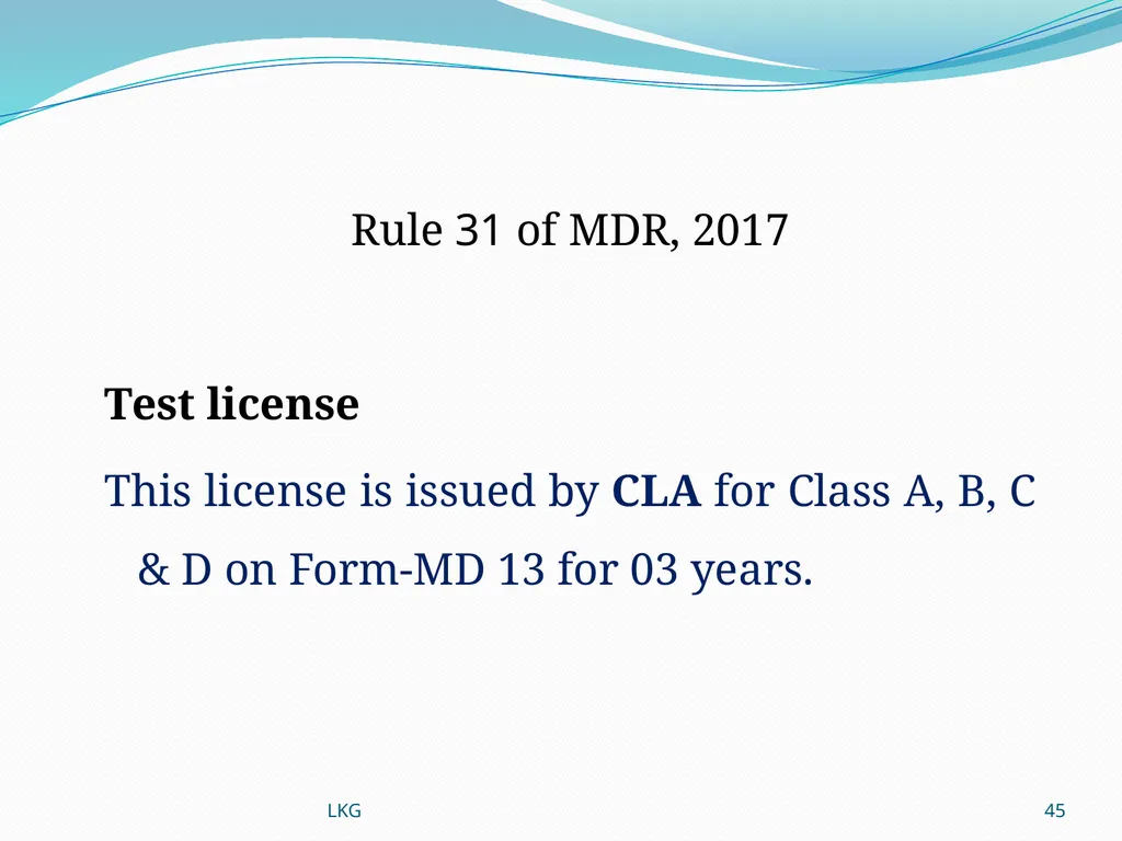 1 Medical Devices Rules, 2017 Lalit Kumar Goel - slide 45 of 61