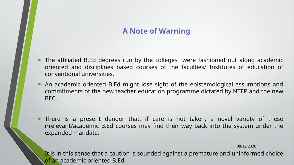 Dual Mandate: New Directions in Curriculum - slide 28 of 47
