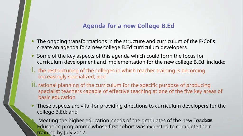 Dual Mandate: New Directions in Curriculum - slide 26 of 47