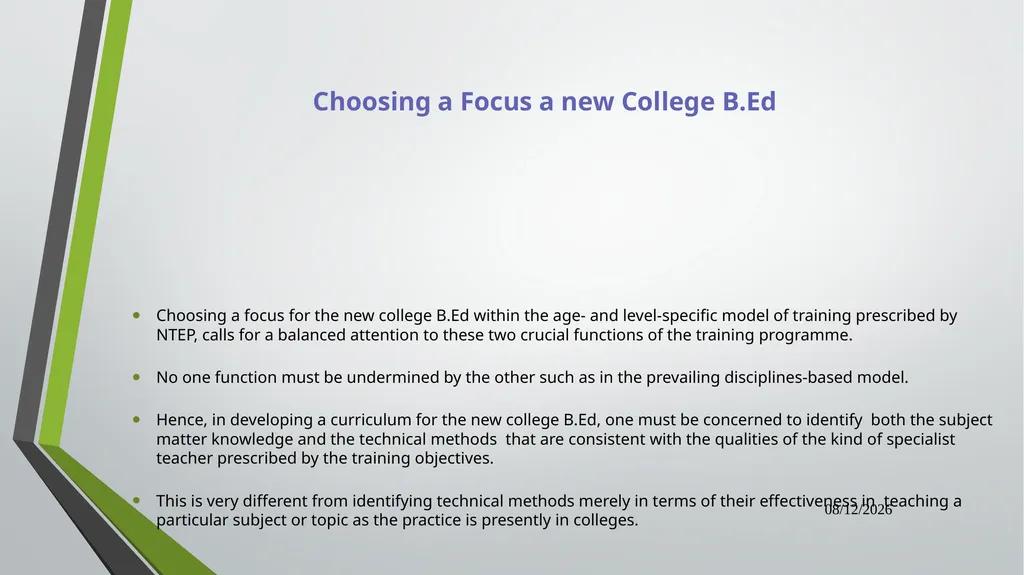 Dual Mandate: New Directions in Curriculum - slide 36 of 47