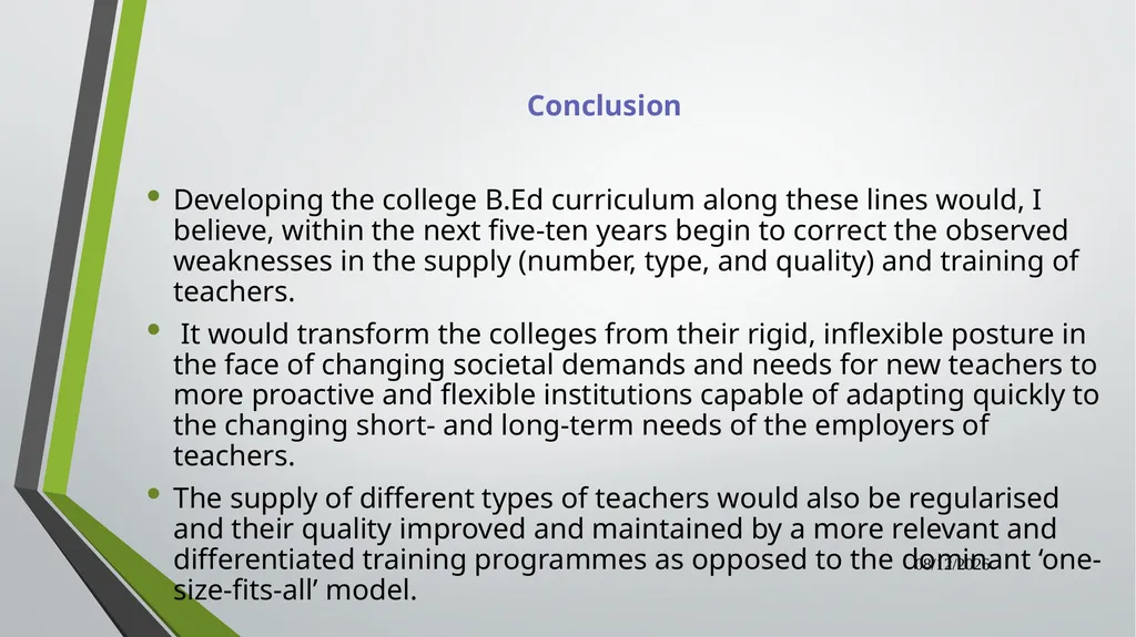 Dual Mandate: New Directions in Curriculum - slide 45 of 47