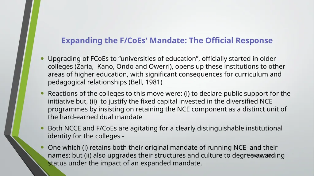 Dual Mandate: New Directions in Curriculum - slide 15 of 47