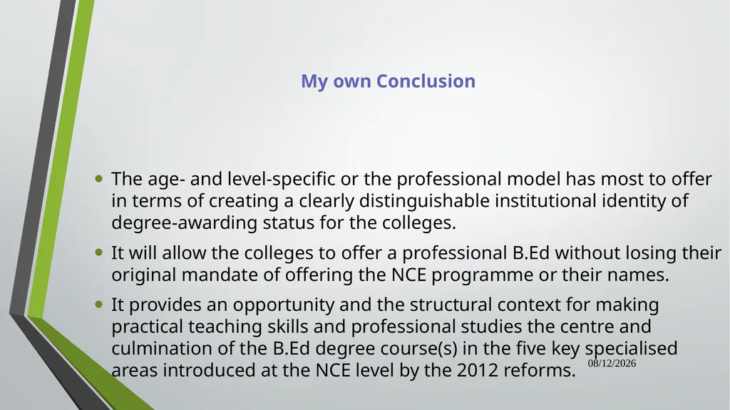 Dual Mandate: New Directions in Curriculum - slide 40 of 47