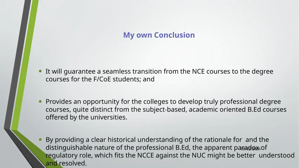 Dual Mandate: New Directions in Curriculum - slide 41 of 47