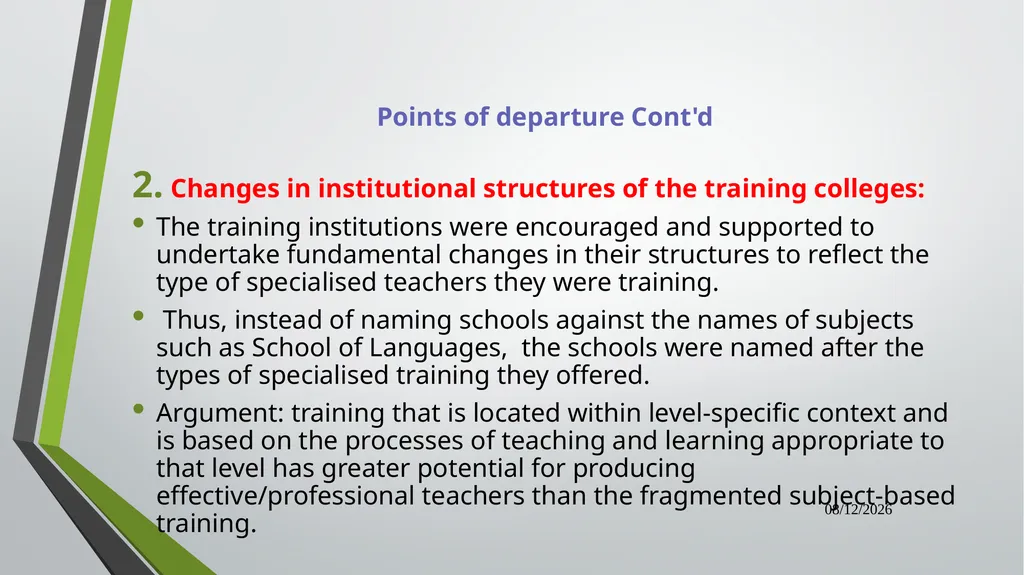 Dual Mandate: New Directions in Curriculum - slide 19 of 47