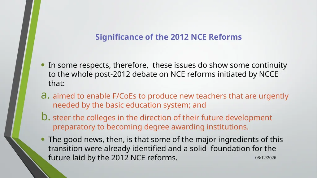 Dual Mandate: New Directions in Curriculum - slide 10 of 47