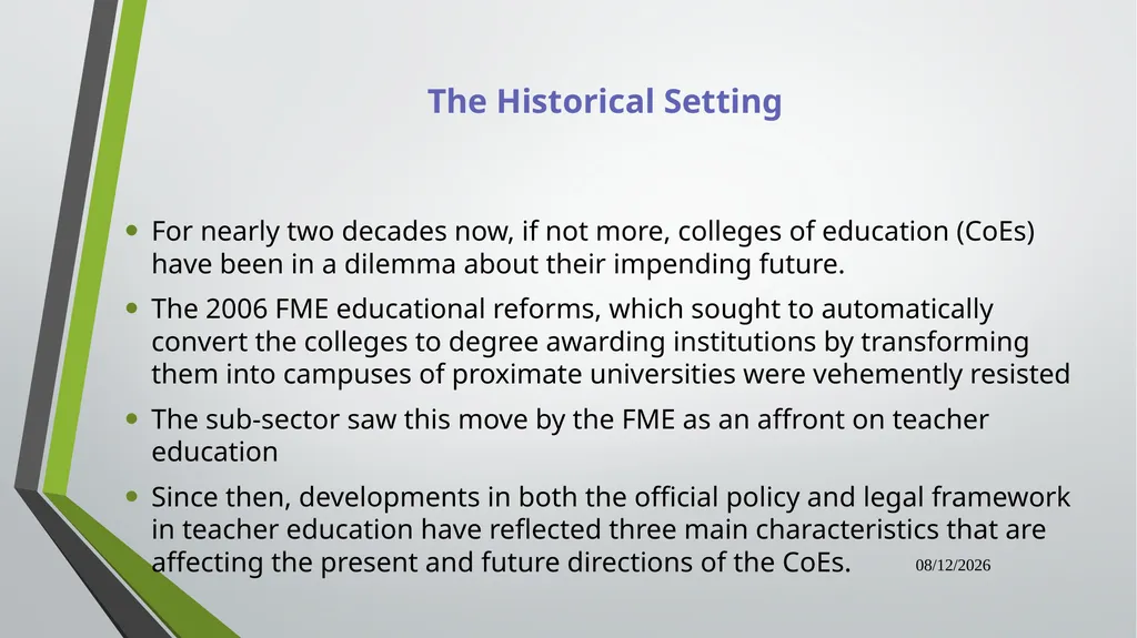 Dual Mandate: New Directions in Curriculum - slide 4 of 47