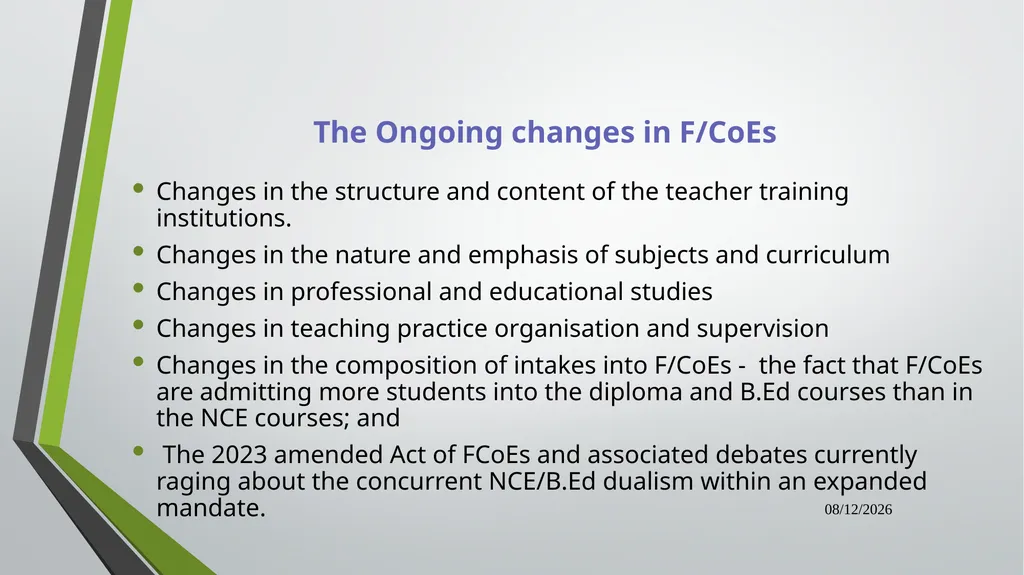 Dual Mandate: New Directions in Curriculum - slide 6 of 47