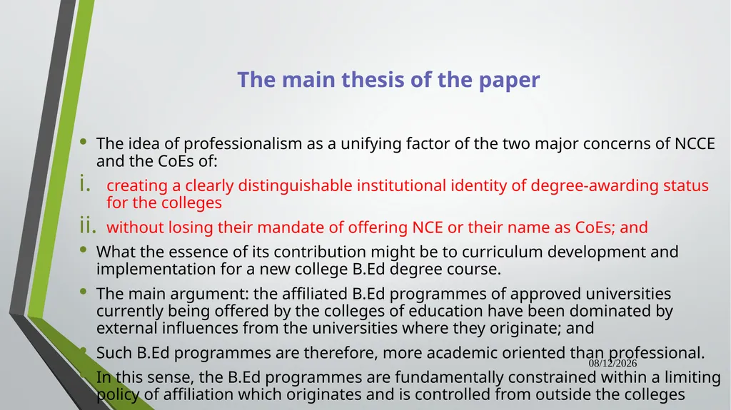 Dual Mandate: New Directions in Curriculum - slide 2 of 47